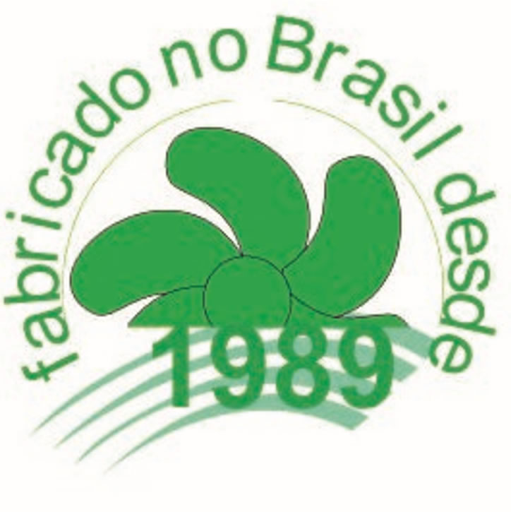 Selo Fabricando no Brasil  desde 1989