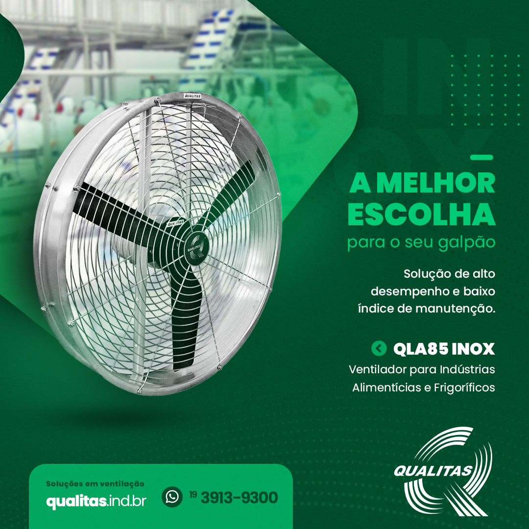 Ventilador Industrial QLA85 INOX