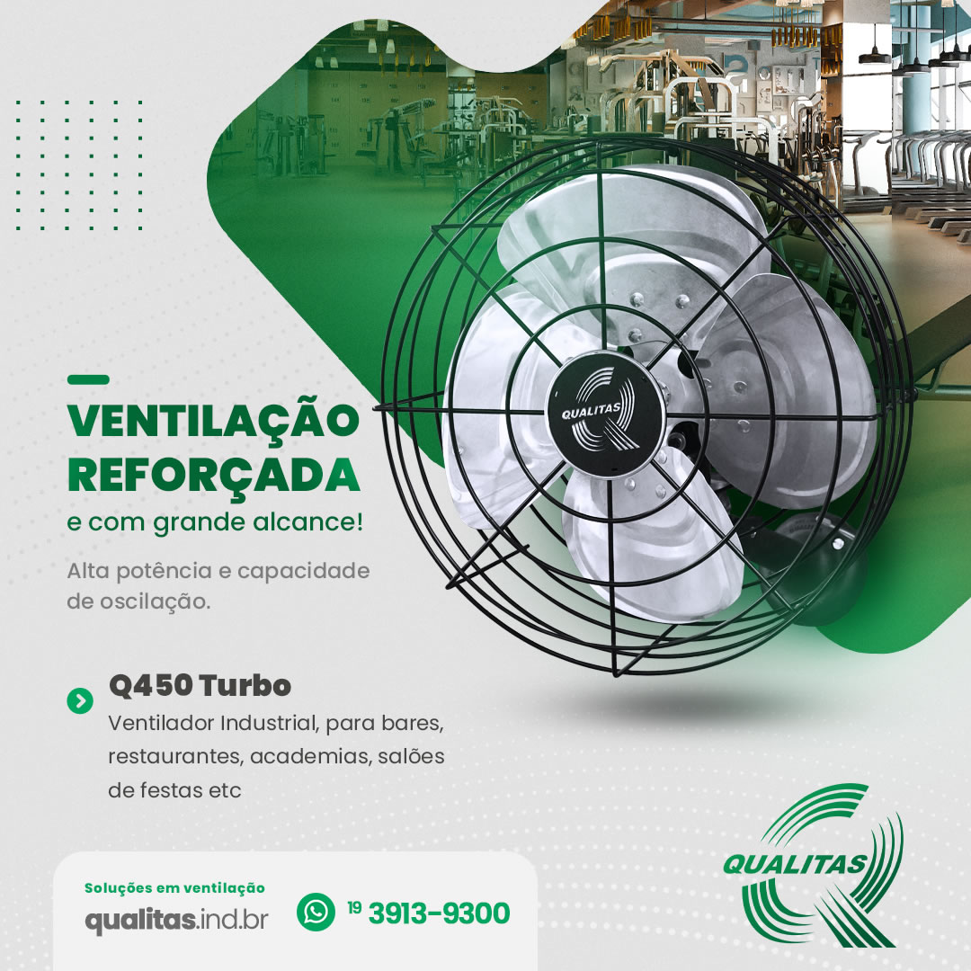 Ventilador Industrial Q450 Turbo