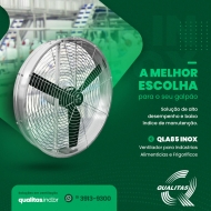 Ventilador Industrial para Frigoríficos e Industrias Alimentícias - QLA85 INOX